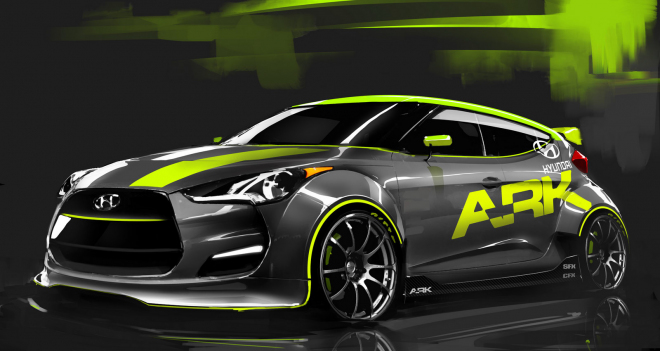 Hyundai Veloster Turbo: 211 koní zatím alespoň na obrázcích ARK