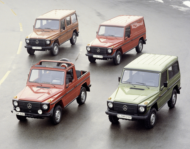 Mercedes-Benz třídy G: ohlédnutí za 30 léty legendy