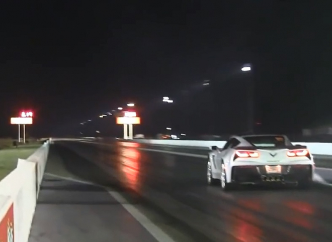 Chevrolet Corvette C7 Z06 zajel čtvrtmíli za 11,77 s jako by se nechumelilo (video)