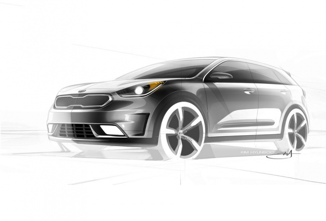 Kia Niro 2016: nové SUV se ukazuje v produkční verzi, odvaha konceptu je pryč