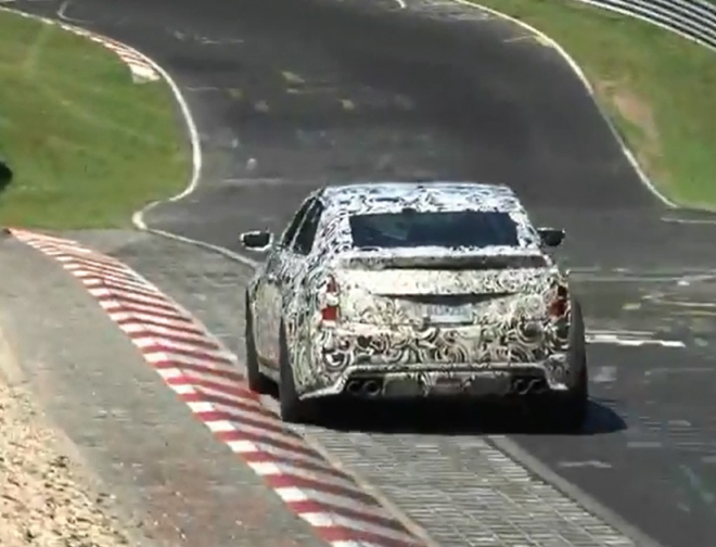 Cadillac CTS-V 2016: ostrá verze v akci na Nordschleife, představí se příští rok (video)