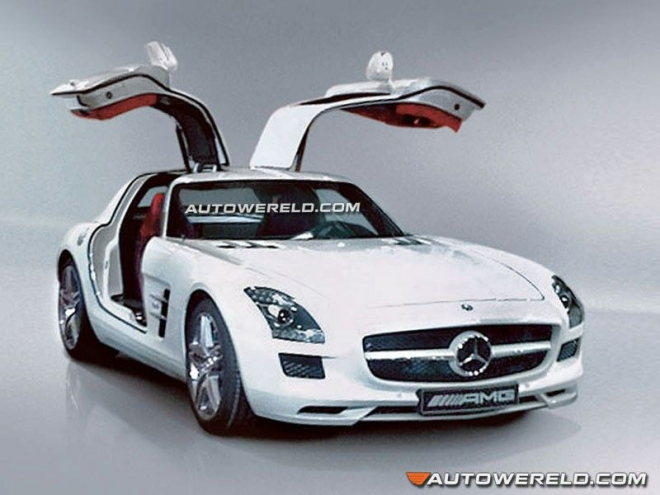 Mercedes SLS Gullwing: je toto sériová verze? (nové foto)