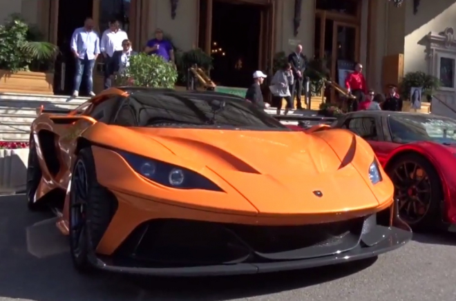 Apollo Arrow dorazilo do Monaka. Zatím nejezdí, ani nezatáčí (video)