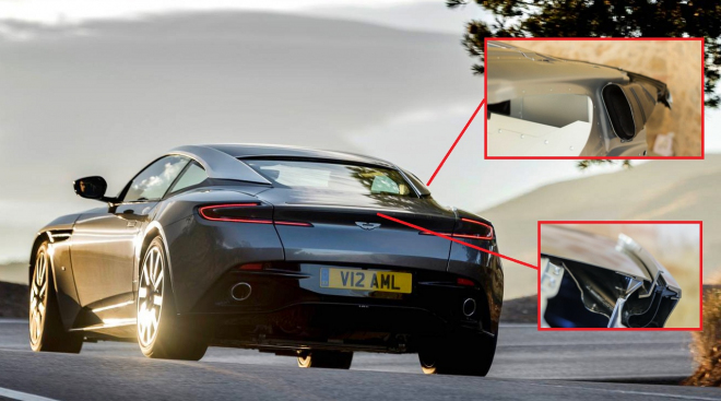 Aston DB11 má aerodynamiku „useklé kapky” i s elegantní zádí. Čím to?