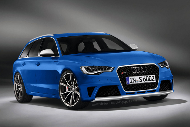 Nové Audi RS6 Avant C7: bude to RS4 po zásahu pumpičky? (ilustrace)