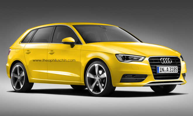 Nové Audi A3 Sportback a A3 Cabriolet na smysluplných ilustracích