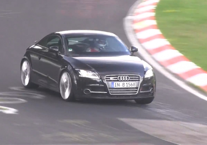 Audi TT RS 2015: nová generace řádí na Ringu, možná dostane až 400 koní (video)