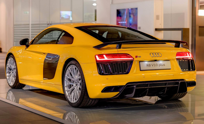 Nové Audi R8 V10 Plus ve žluté Vegas není hodné pohrdání (foto)