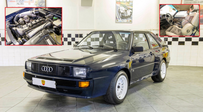 K mání je Audi Sport Quattro s pouhými 11 tisíci km, ceně neuvěříte