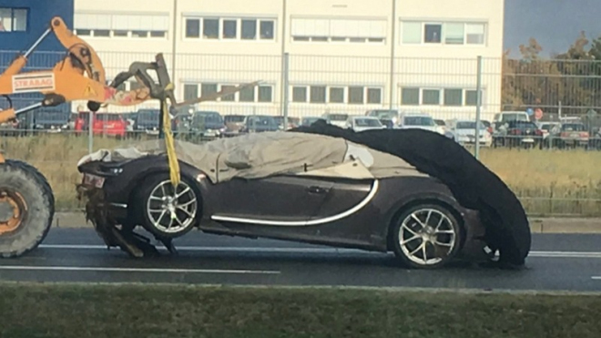 Toto je skutečně první havarované Bugatti Chiron. Co se přesně stalo?