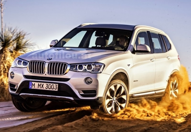 BMW X3 2014: unikly první fotky faceliftu, tváří se jako nové kupé řady 4