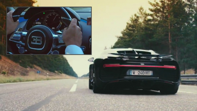 Bugatti Chiron si projelo tajný testovací okruh VW, 300 km/h pro něj není vůbec nic