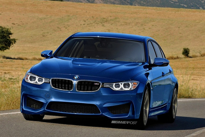 BMW M3 F80 na dalších ilustracích podle nejnovějších špionážních fotek