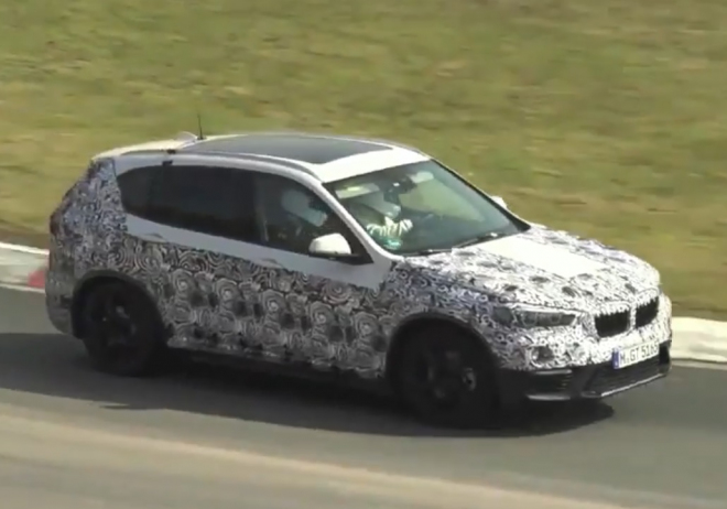 BMW X1 2016: nová generace stále trénuje na Ringu, už asi rok (video)