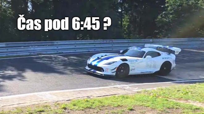 Dodge Viper ACR už zkouší překonat rekord Ringu. Má na čas pod 6:45? (video)