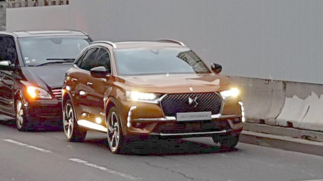 SUV DS 7 Crossback znovu nafoceno bez maskování, vypadá jako Audibishi QSX