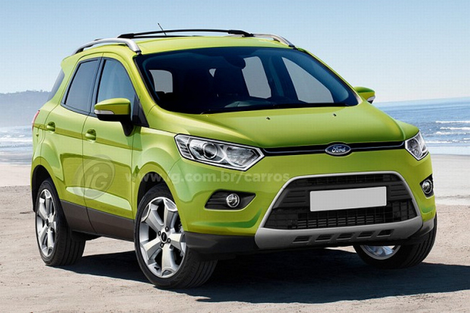 Ford EcoSport: Fiesta SUV na velmi realistických ilustracích