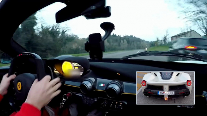 Podívejte se na slovenské LaFerrari Aperta řízené ostře po běžných silnicích: video