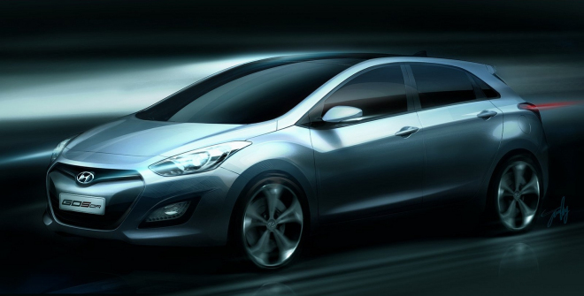 Hyundai i30 2012: nová generace se představí ve Frankfurtu (první foto)