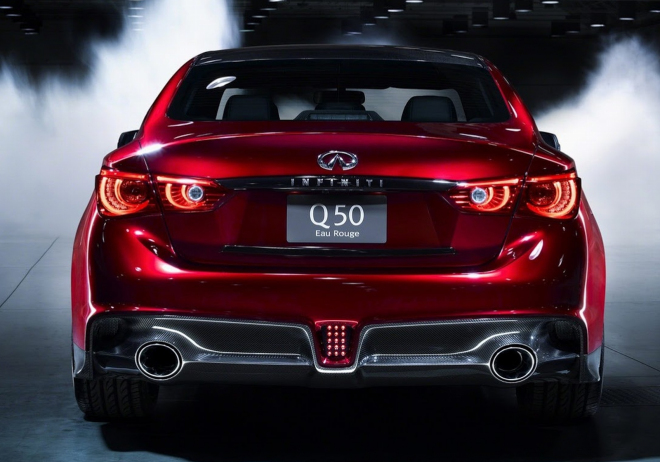 Infiniti Q50 Eau Rouge 2014 míří i do Ženevy, svůj potenciál naznačuje akusticky (video)