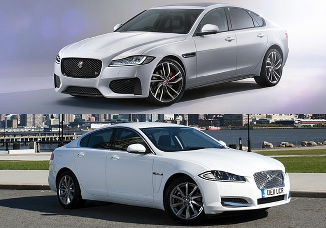 Nový Jaguar XF vs. předchůdce: zamrzl britský design na mrtvém bodě?