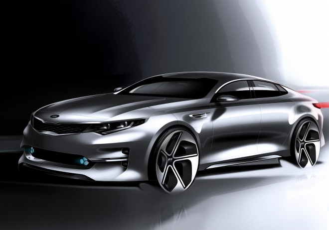 Kia Optima 2016: nová generace na prvních obrázcích, působí hodně odvážně