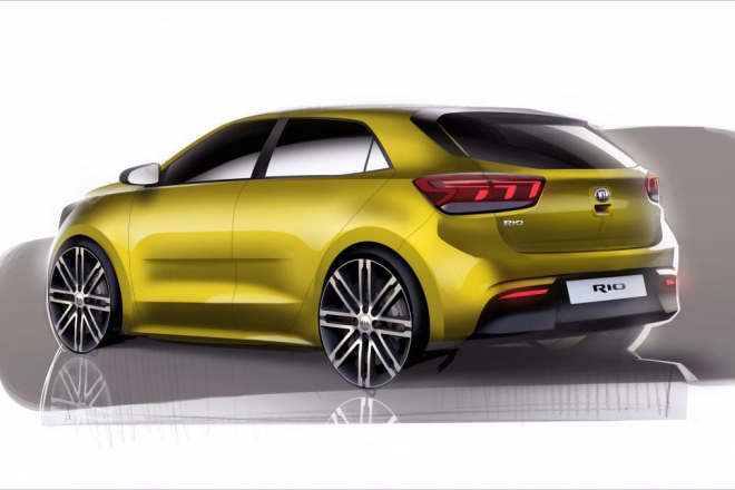 Kia Rio 2017: nová generace na prvních obrázcích, bude agresivnější