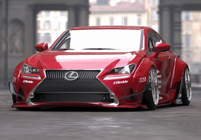 Lexus RC Rocket Bunny pro SEMA 2014 vypadá drsněji než tovární RC F