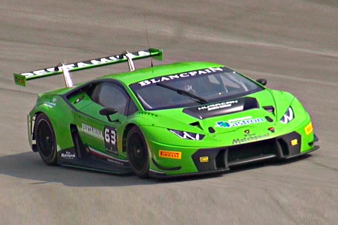 Lamborghini Huracán GT3 v ostré akci v Monze, zní lépe než Formule 1 (video)