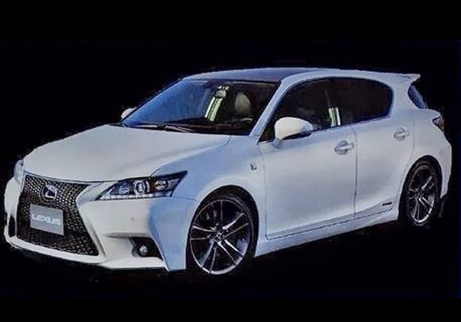 Lexus CT 200h 2014: unikl první snímek faceliftu, zdá se, že je skutečný