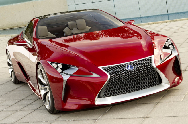 Lexus LF-LC: další únik fotek dělá z hybridního kupé konkurenta Mercedesu SL a BMW řady 6