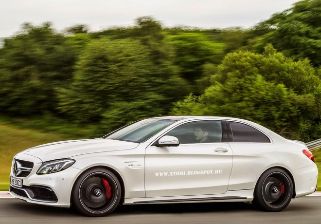 Mercedes C 63 AMG Coupe na neoficiální ilustraci, realita o moc jiná být nemůže