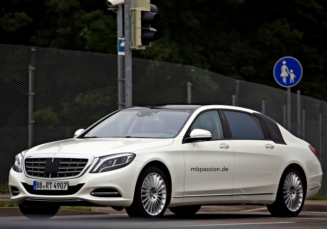 Mercedes S Maybach nafocen prakticky bez maskování, premiéra bude na podzim