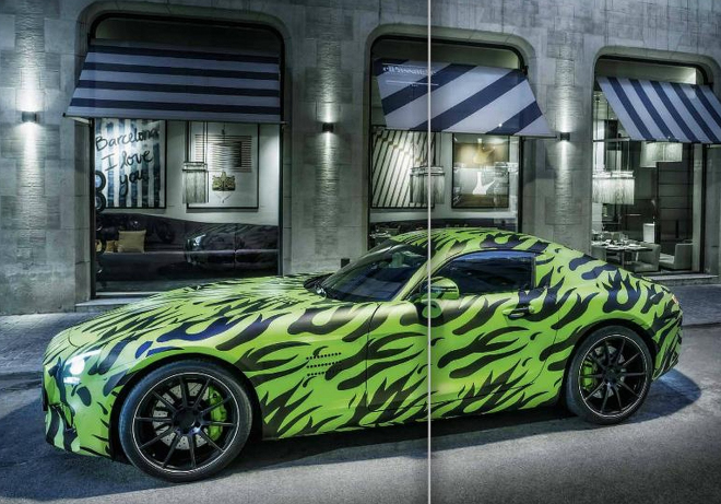 Mercedes AMG GT 2015 na nových fotkách, hliníkový skelet srazí hmotnost