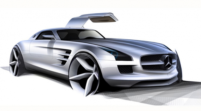 Mercedes-Benz SLS AMG: nové snímky interiéru