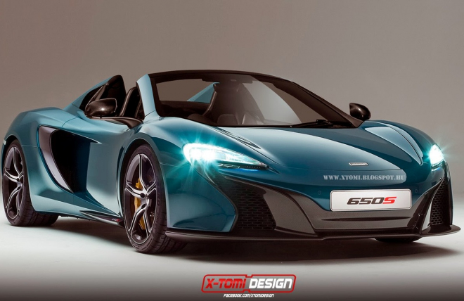 McLaren 650S Spider: neodvratná budoucnost na realistické ilustraci (+ nové foto kupé)