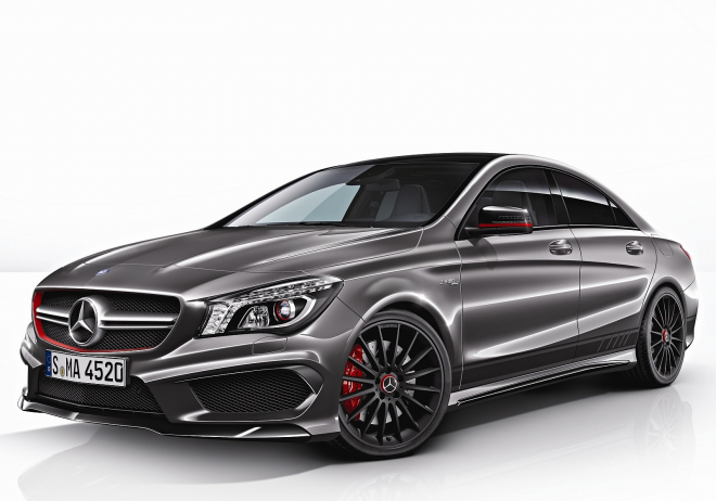 Mercedes CLA 45 AMG Edition 1 sází na černá kola a červené brzdové třmeny