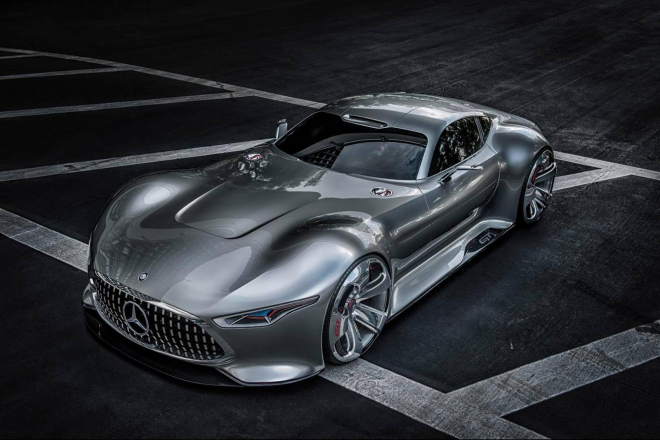 Mercedes AMG Vision Gran Turismo: virtuálních 585 koní a osm koncovek výfuku