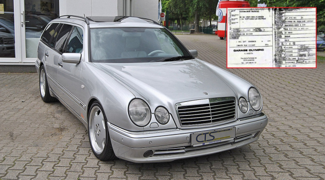 K mání je rodinné auto Michaela Schumachera, Mercedes E 55 AMG T