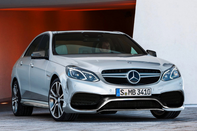 Mercedes E 63 AMG 2013: ilustrace mocně faceliftovaného AMG zepředu