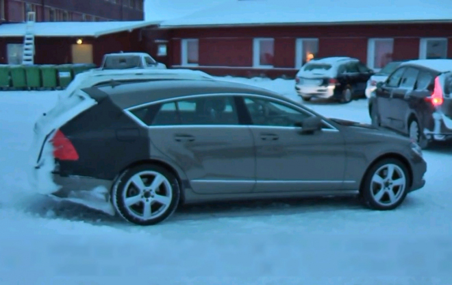 Mercedes CLS Shooting Break: stylové kombi přistiženo při testech, premiéra musí být za dveřmi (video)