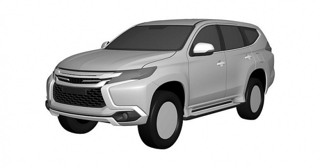 Mitsubishi Pajero Sport 2016: nová generace odhalila svůj vzhled přes patent