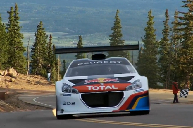 Peugeot 208 T16 v akci při prvních ostrých testech přímo na Pikes Peak (video)