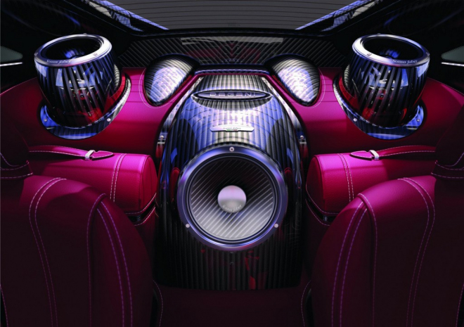 Pagani Huayra Sonus Faber: nový audiosystém vypadá jak z tuningové show