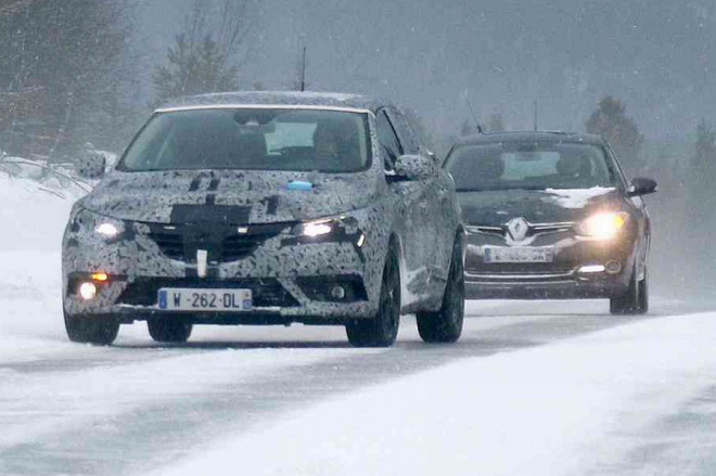 Renault Mégane 2016: nová generace nafocena již ve vlastní kůži