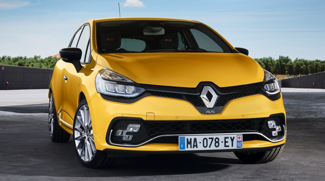 Renault Clio RS 2017: facelift i pro ostrou verzi, má chytrá světla ve tvaru šachovnice