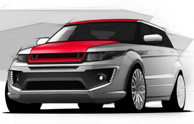 Range Rover Evoque RS250: Project Kahn zamete s ladnými křivkami