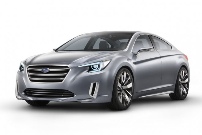 Subaru Legacy 2015: je sexy koncept opět předzvěstí nudné sériovky?