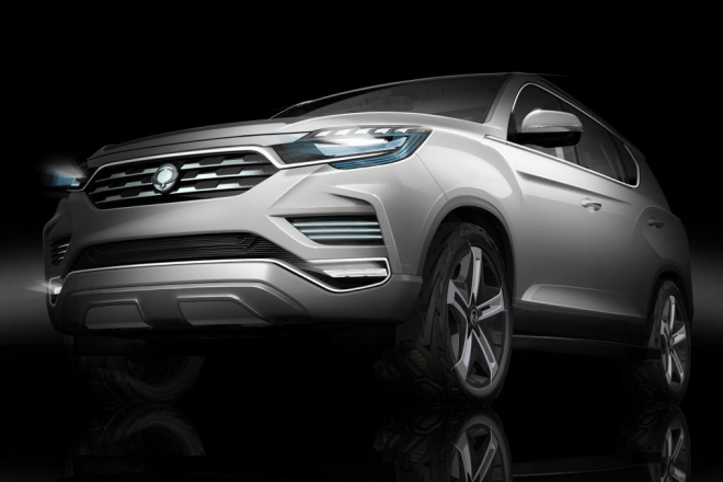 SsangYong LIV-2: nový Rexton vystrkuje růžky, setrvá u žebřinového rámu