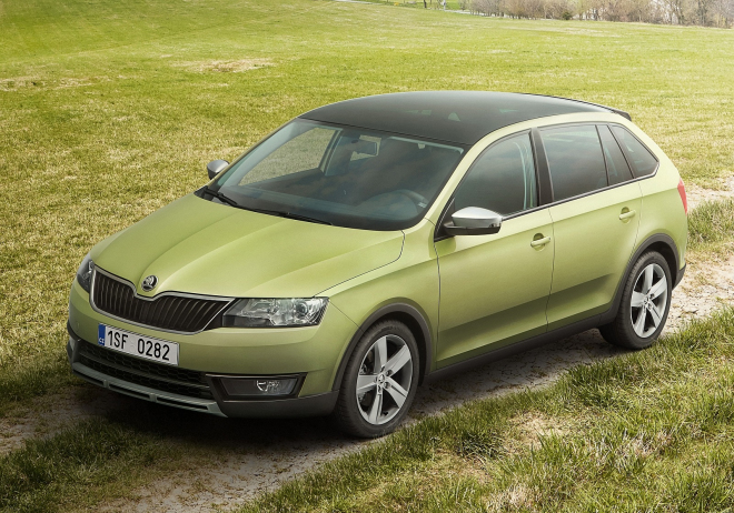 Škoda Rapid Spaceback ScoutLine: další skaut má do lesa jen kroj